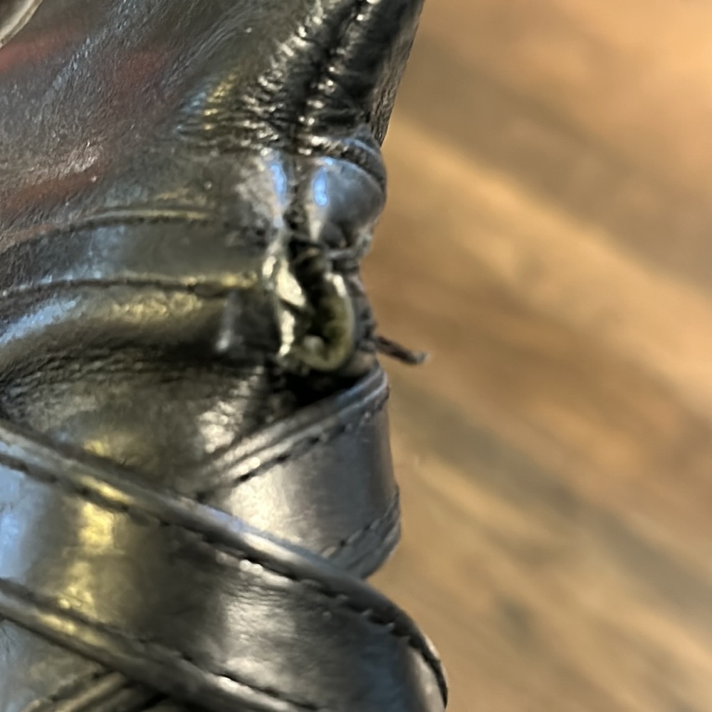 Coach Micha Boots Black Leather 8.5 GUC - Picture 5 of 13